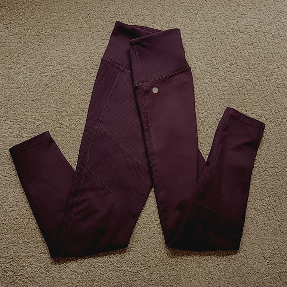 Zella Ribbed Moto Leggings